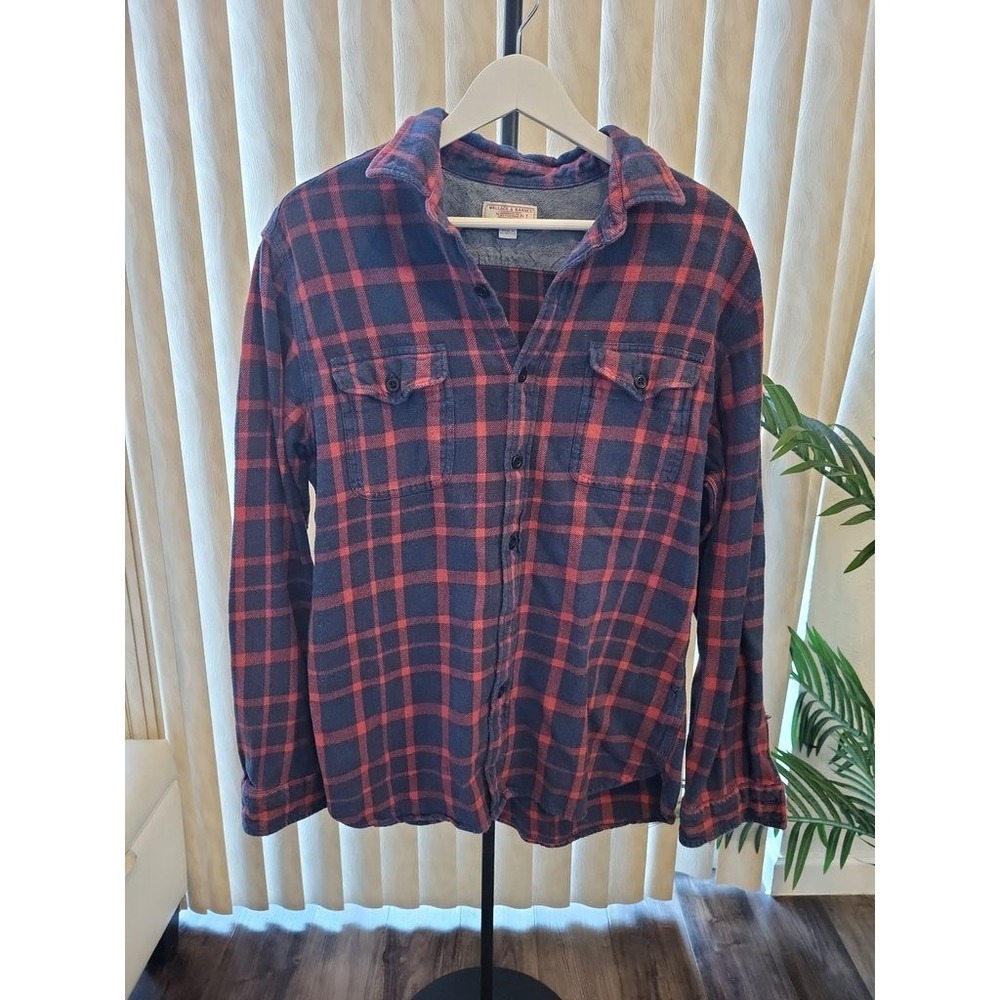 Wallace & Barnes Plaid Flannel Shirt